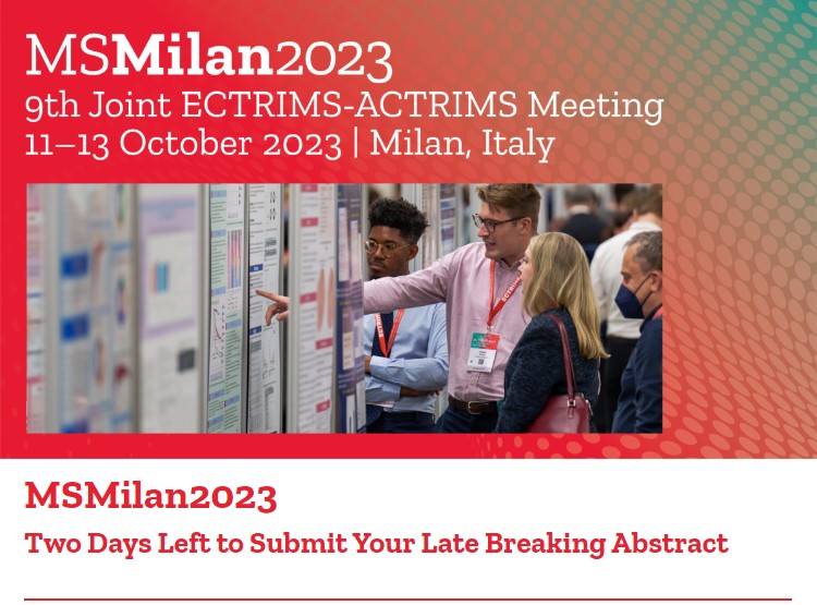 MSMilan2023: Final Days to Submit Your Late Breaking Abstract